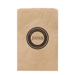 Natural Kraft Paper Merchandise Bag (14"x3"x21") Custom Printed