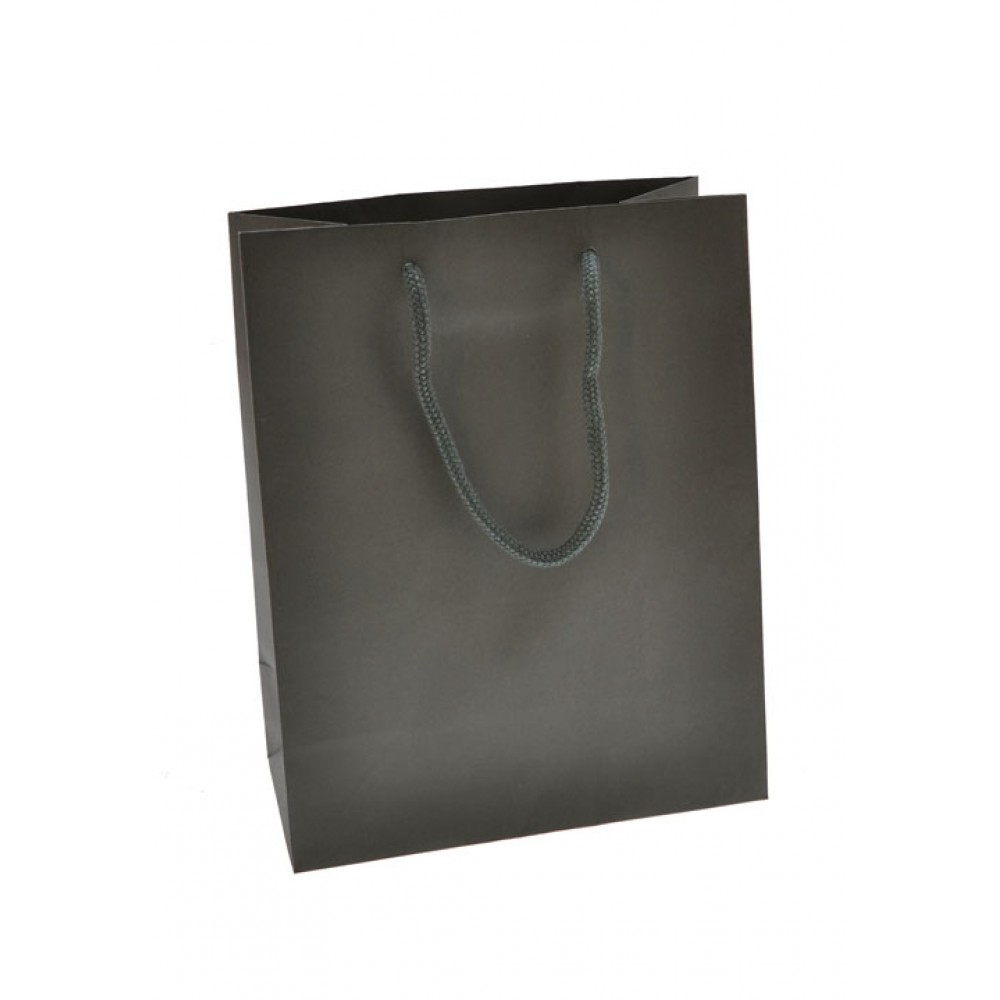 Logo Imprinted Euro Tint Tote Bag (8"x4"x10") (Chocolate) Logo Imprinted Euro Tint Tote Bag (8"x4"x10") (Chocolate)