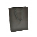 Logo Imprinted Euro Tint Tote Bag (8"x4"x10") (Chocolate)