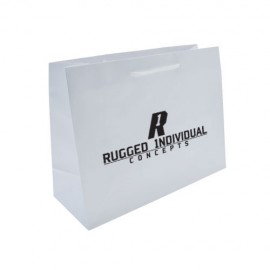 1 COLOR PRINT MATTE EUROTOTE 13"x5"x10" Logo Imprinted