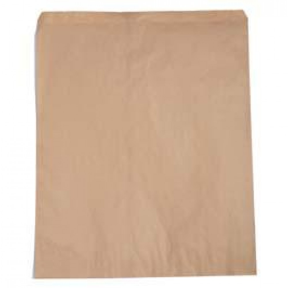 Custom Imprinted Natural Kraft Paper Merchandise Bag (15" x 18")