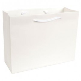 Stone Paper White EuroTote Bag (13"x5"x10") Custom Imprinted