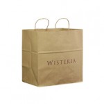 Natural Kraft Custom Paper Shopping Bags (18"x6"x18") Custom Printed