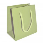 Custom Imprinted Euro Tint Tote Bag (5 1/2"x3 1/2"x6") (Celery)