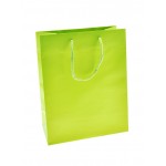 Custom Imprinted Matte Finish Eurotote Bag (8"x4"x10") (Lime Green)