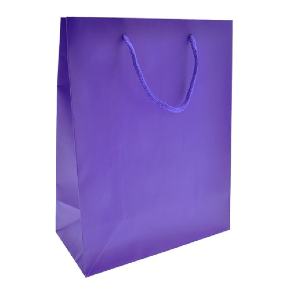 Custom Imprinted Euro Tint Tote Bag (10"x5"x13") (Grape) Custom Imprinted Euro Tint Tote Bag (10"x5"x13") (Grape)