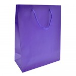 Custom Imprinted Euro Tint Tote Bag (10"x5"x13") (Grape)