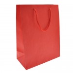 Custom Printed Euro Tint Tote Bag (10"x5"x13") (Red)