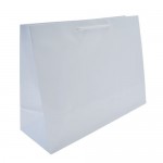 Colored Matte Finish Eurotote Bag (16"x6"x12") (White) Custom Printed
