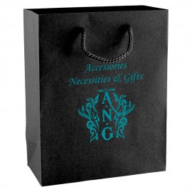 Textured Embossed Eurotote Bag (8"X4"X10") Logo Imprinted