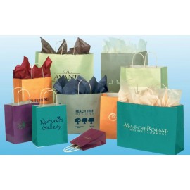 Matte Tints on Oatmeal Bag (8"x4 3/4"x10") Custom Imprinted  Matte Tints on Oatmeal Bag (8"x4 3/4"x10") Custom Imprinted