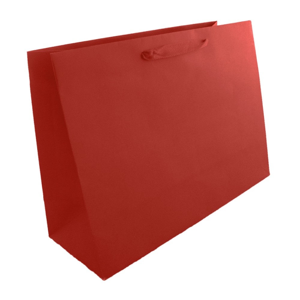 Custom Printed Process Printed Cotton Twill Ribbon Euro Tote Bag (Red) (16"x6"x12") Custom Printed Process Printed Cotton Twill Ribbon Euro Tote Bag (Red) (16"x6"x12")