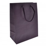 Custom Printed Euro Tint Tote Bag (6 1/2"x3 1/2"x8 1/2") (Eggplant)