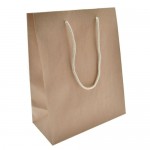 Custom Printed Aubrey Collection Eurotote Bag (8"x4"x10") (Kraft)