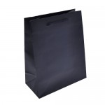 Colored Matte Finish Eurotote Bag (8"x4"x10") (Navy) Custom Imprinted