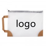 Transparent Document Bag Clear Pouch Logo Imprinted