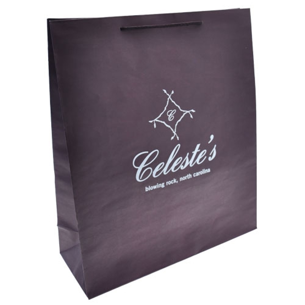 Euro Tint Tote Bag (16"x6"x18") (Eggplant) Logo Imprinted Euro Tint Tote Bag (16"x6"x18") (Eggplant) Logo Imprinted