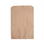 Custom Printed Natural Kraft Paper Merchandise Bag (8 1/2"x11")