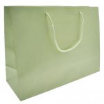 Custom Imprinted Euro Tint Tote Bag (16"x6"x12") (Celery)