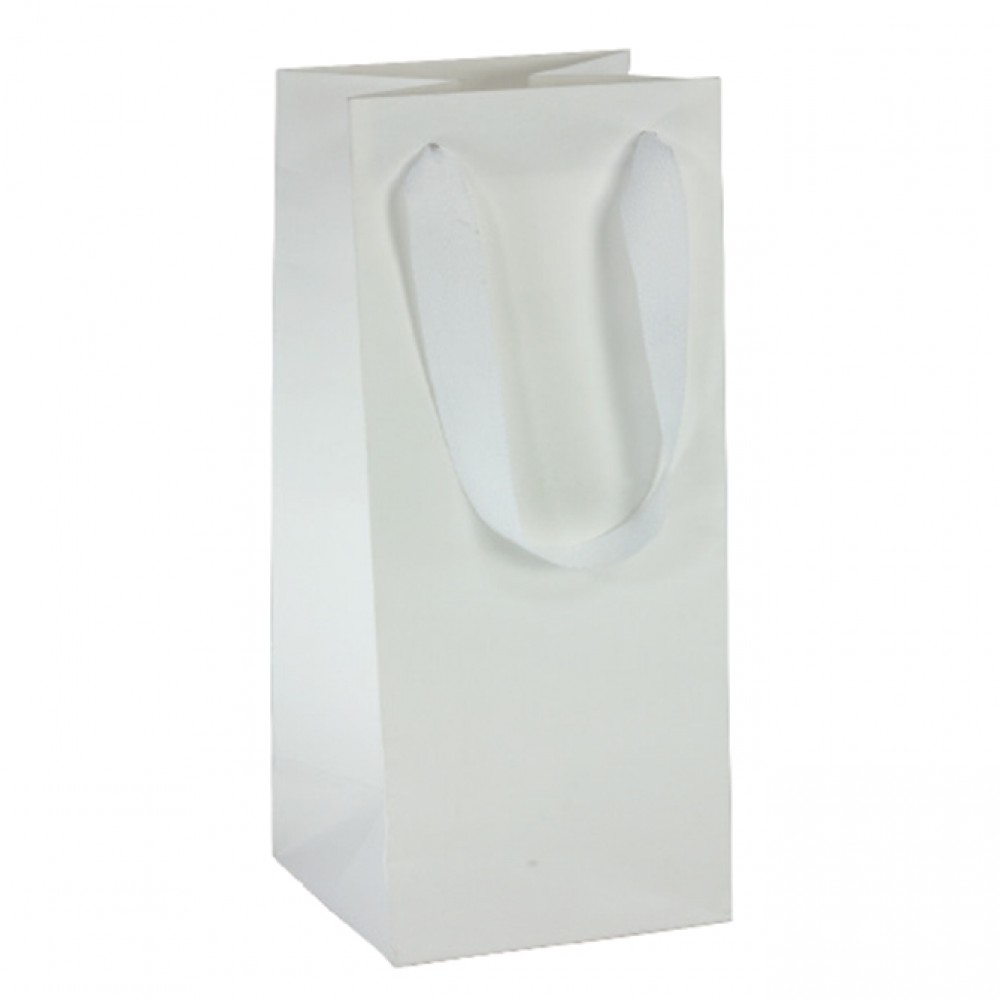 Custom Imprinted Premium Cotton Twill Handle Eurototes (8.5"x 4.5"x15") (Hot Stamped) (White) Custom Imprinted Premium Cotton Twill Handle Eurototes (8.5"x 4.5"x15") (Hot Stamped) (White)
