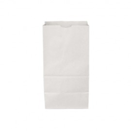White Kraft 6# Paper SOS/ Grocery Bag (6"x3 3/4"x11") Custom Imprinted  White Kraft 6# Paper SOS/ Grocery Bag (6"x3 3/4"x11") Custom Imprinted