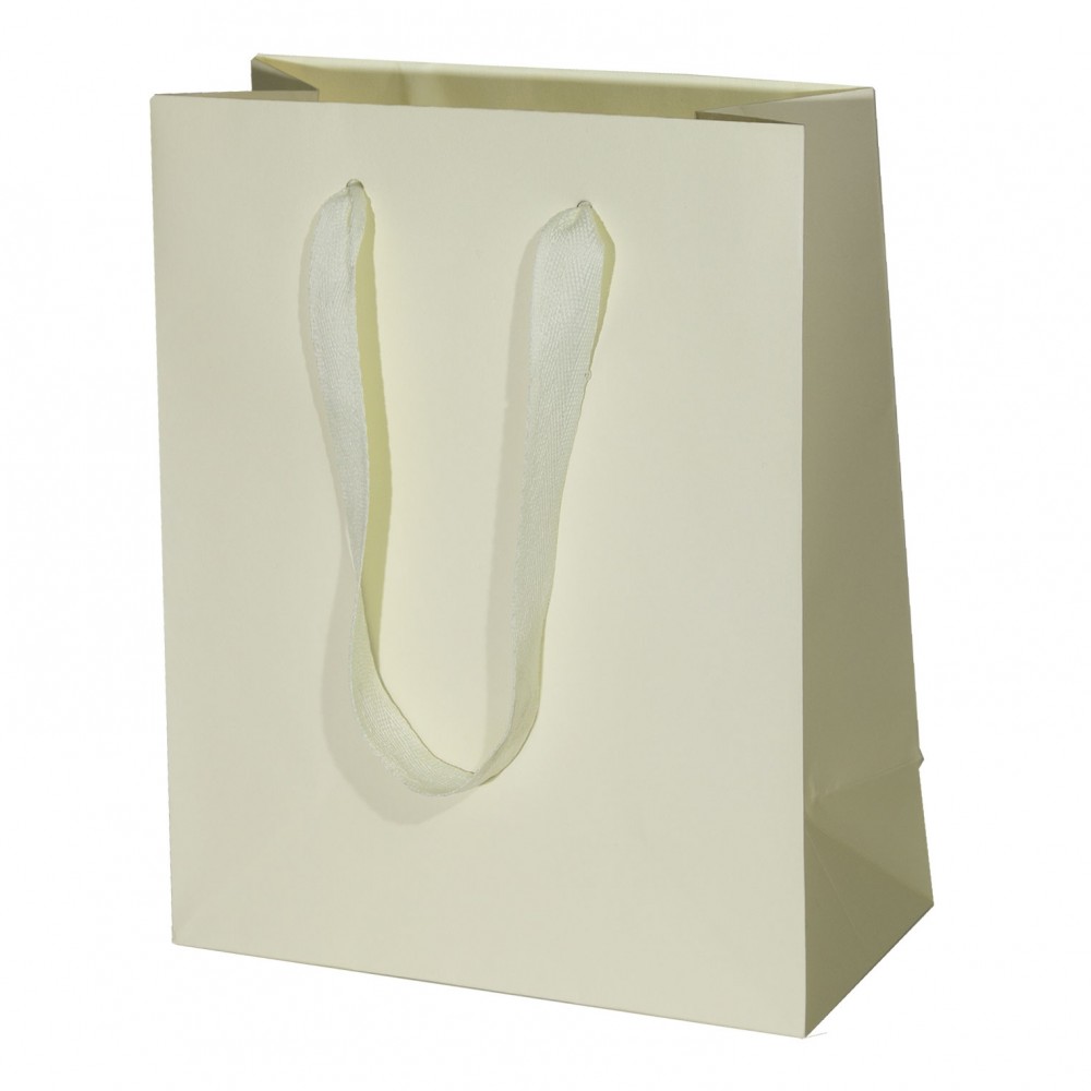 Custom Imprinted Premium Cotton Twill Handle Eurototes (8"x4"x10") (Ink Printed) (Ivory White) Custom Imprinted Premium Cotton Twill Handle Eurototes (8"x4"x10") (Ink Printed) (Ivory White)