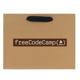 Logo Imprinted 210GSM Kraft Shopping Bag(13x5x10'')  Logo Imprinted 210GSM Kraft Shopping Bag(13x5x10