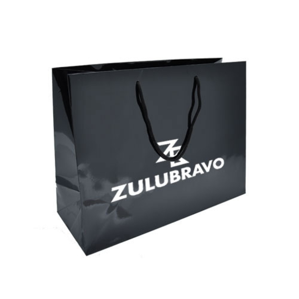 Ink Imprinted Eurotote Bag (13"x5"x10") (Black) Custom Imprinted Ink Imprinted Eurotote Bag (13"x5"x10") (Black) Custom Imprinted