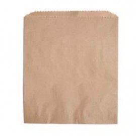 Logo Imprinted Natural Kraft Paper Merchandise Bag (10"x13")