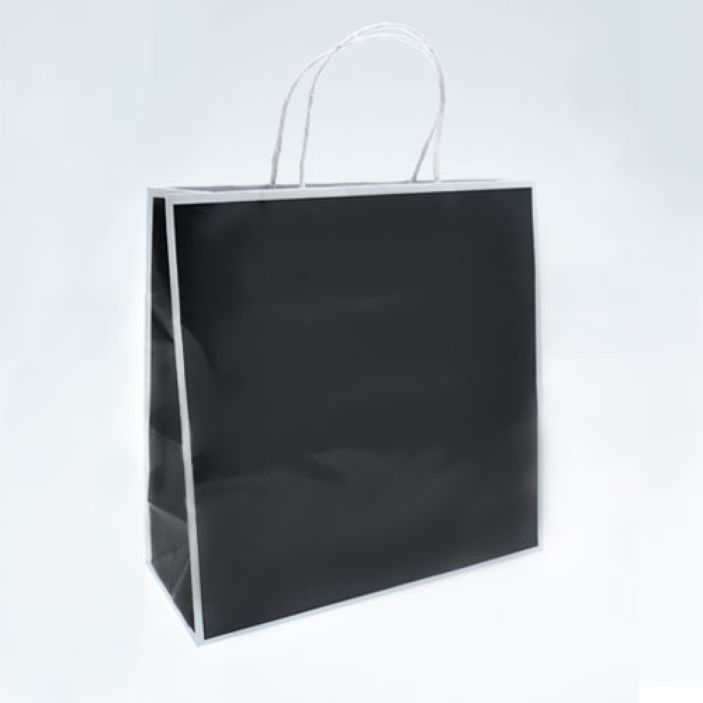 Medium Sophie Eurotote Shopping Bag (10"x4"x10") (Black) Logo Imprinted Medium Sophie Eurotote Shopping Bag (10"x4"x10") (Black) Logo Imprinted