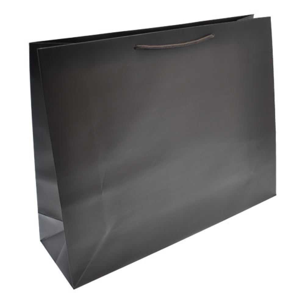Logo Imprinted Colored Matte Finish Eurotote Bag (20"x6"x16") (Chocolate Brown) Logo Imprinted Colored Matte Finish Eurotote Bag (20"x6"x16") (Chocolate Brown)