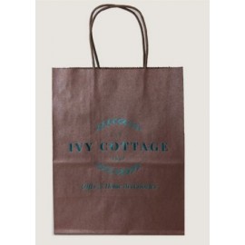 Custom Imprinted Metallic/ Safari Collection Rose Gold Bag (8"x4.5"x10.25")