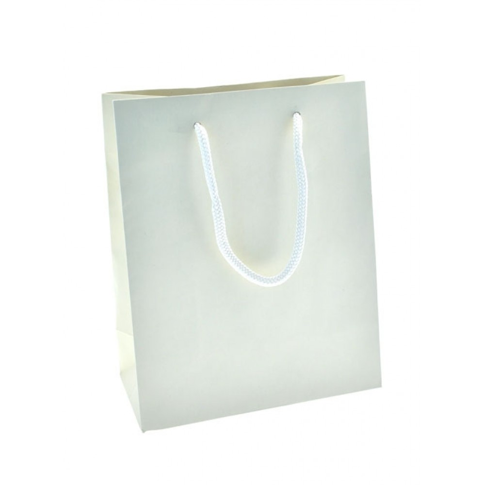 Custom Imprinted Euro Tint Tote Bag (8"x4"x10") (Ivory) Custom Imprinted Euro Tint Tote Bag (8"x4"x10") (Ivory)