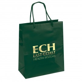 Emerald Gloss Eurototes Bag Logo Imprinted  Emerald Gloss Eurototes Bag Logo Imprinted