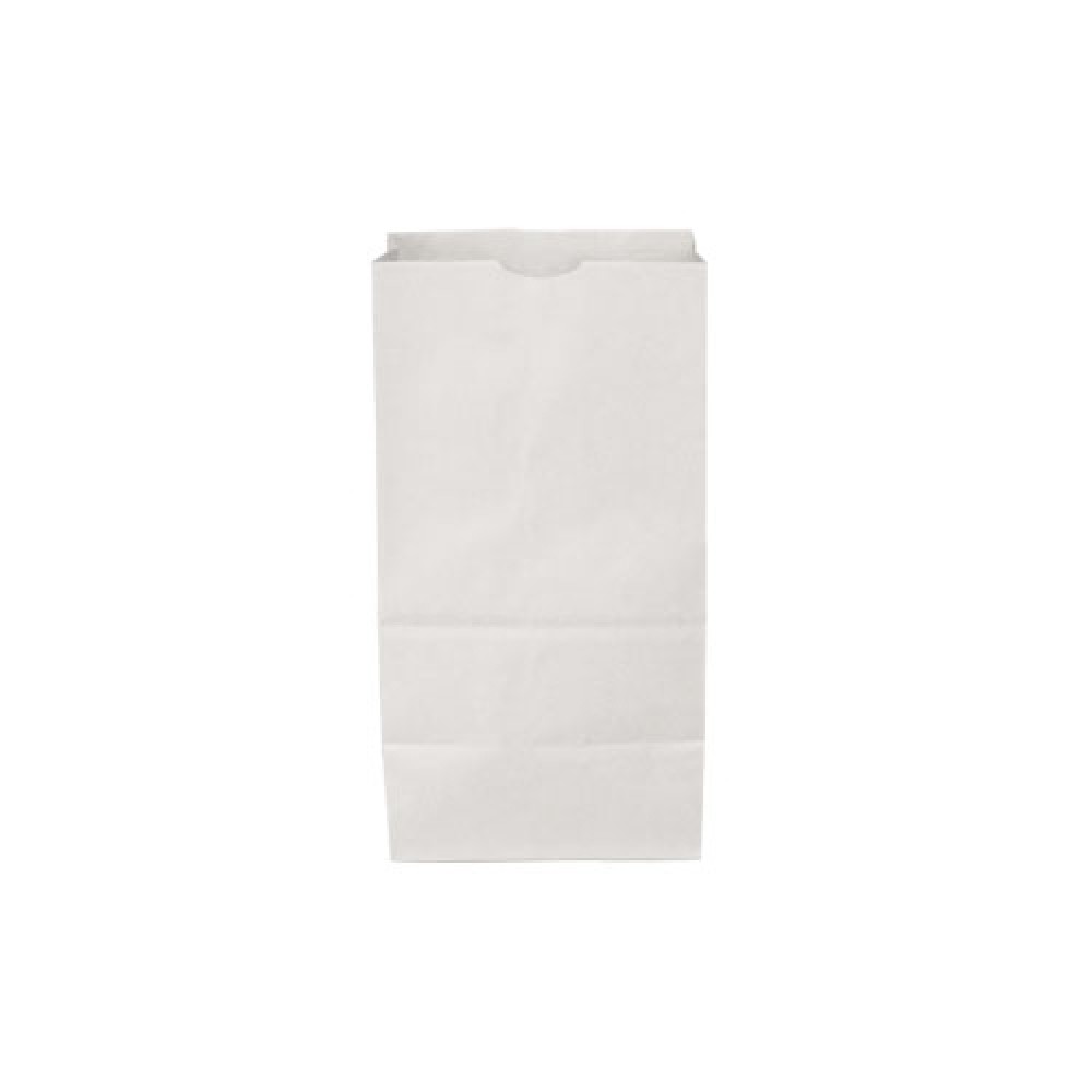 White Kraft SOS 2# Bag (4.25"x2.5"x8") Logo Imprinted