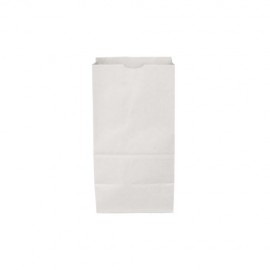 White Kraft SOS 2# Bag (4.25"x2.5"x8") Logo Imprinted