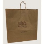 Custom Imprinted Kraft Paper Shopping Bag (18"x7"x18.75")