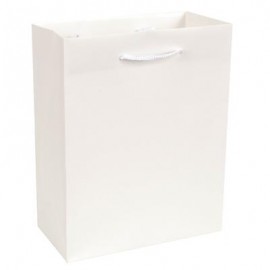 Custom Imprinted Stone Paper White EuroTote Bag (8"x4"x10")