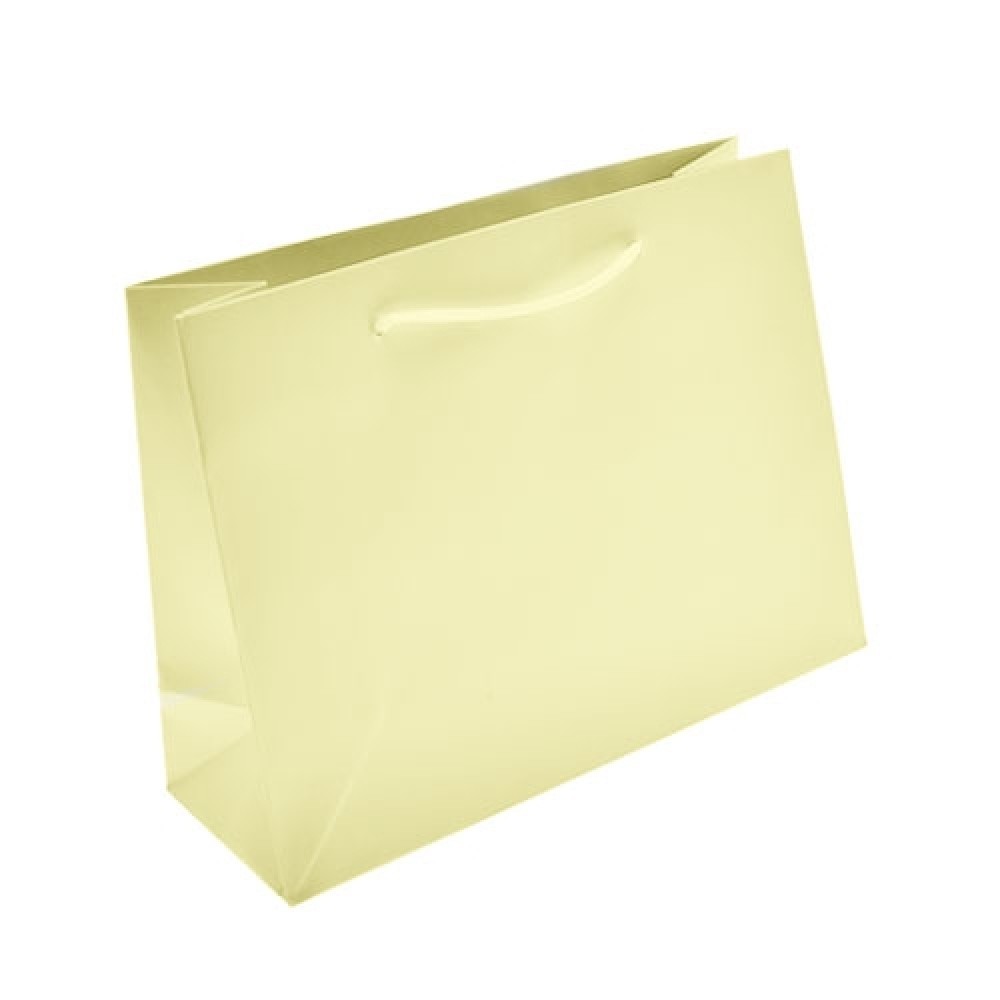 Colored Matte Finish Eurotote Bag (9"x3 1/4"x7") (Ivory White) Custom Printed Colored Matte Finish Eurotote Bag (9"x3 1/4"x7") (Ivory White) Custom Printed