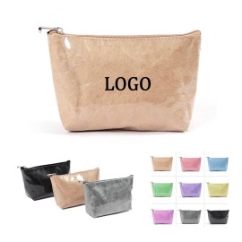 Large Travel Dupont Paper Toiletry Bag Logo Imprinted  Large Travel Dupont Paper Toiletry Bag Logo Imprinted