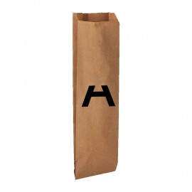 1-Bottle Kraft Paper Sleeve Logo Imprinted