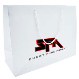 3 COLOR PRINT MATTE EUROTOTE 16"x6"x12" Logo Imprinted