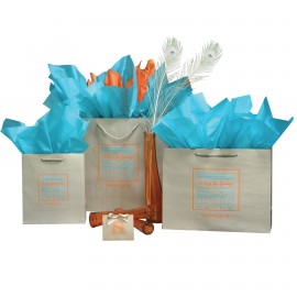 Non-Laminated Champagne Euro Tote (8"x4"x9") Logo Imprinted  Non-Laminated Champagne Euro Tote (8"x4"x9") Logo Imprinted