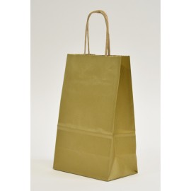 Logo Imprinted Metallic/ Safari Collection Gold Rush Bag (5.5"x3.25"x8.375")  Logo Imprinted Metallic/ Safari Collection Gold Rush Bag (5.5"x3.25"x8.375")
