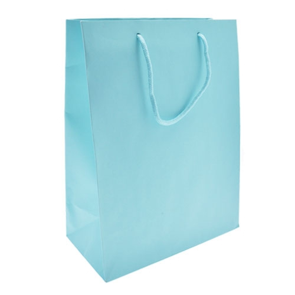 Logo Imprinted Euro Tint Tote Bag (10"x5"x13") (Robins Egg Blue) Logo Imprinted Euro Tint Tote Bag (10"x5"x13") (Robins Egg Blue)