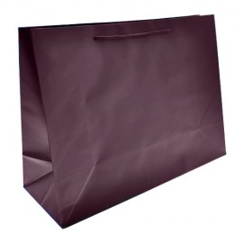 Colored Matte Finish Eurotote Bag (16"x6"x12") (Burgundy) Custom Imprinted
