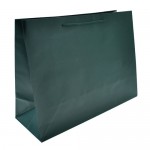 Logo Imprinted Colored Matte Finish Eurotote Bag (16"x6"x12") (Hunter Green)