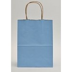 Custom Imprinted French Country Blue Shadow Stripe Bag (5.5"x3.25"x8.375")
