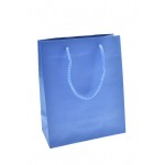 Logo Imprinted Euro Tint Tote Bag (8"x4"x10") (Periwinkle)