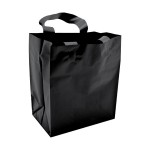 Large Frosty Tinted Poly Shopping Bag (16"x6"x12") Custom Imprinted